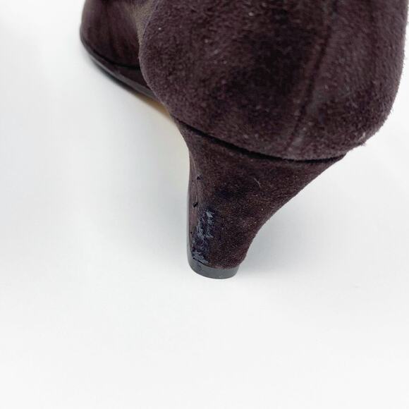 PREVATA Vintage Suede Wedge Heels - Picture 8 of 9